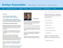 Tablet Screenshot of dennisackley.com